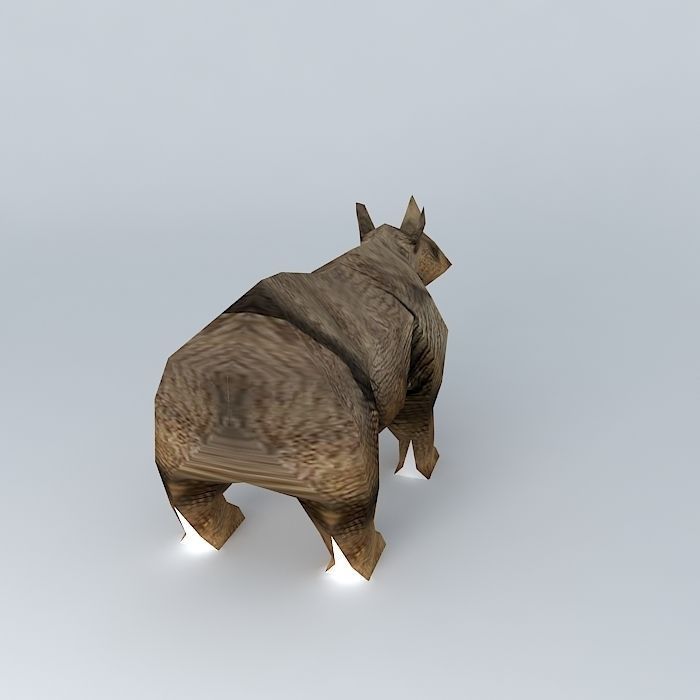 Rhino free 3D Model .max .obj .3ds .fbx .stl .dae - CGTrader.com