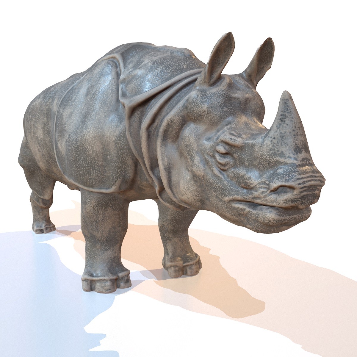 rhinoceros rhino 3d obj