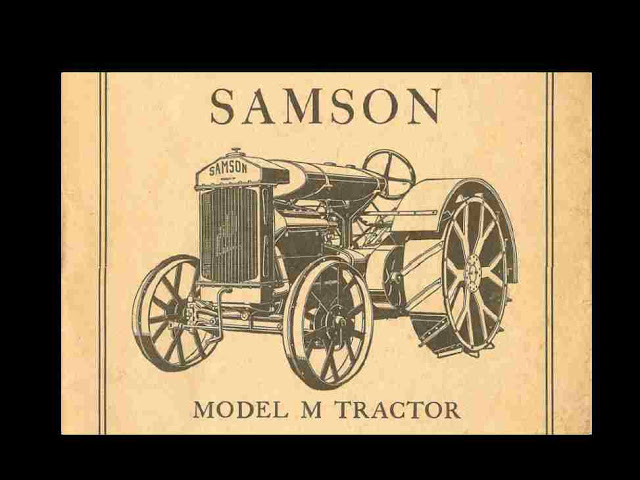 Samson M Tractor Service Operations Manual For Tuning Maintenance ...