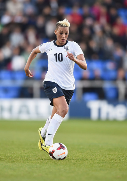 Lianne Sanderson Lianne Sanderson of England in action during the ...
