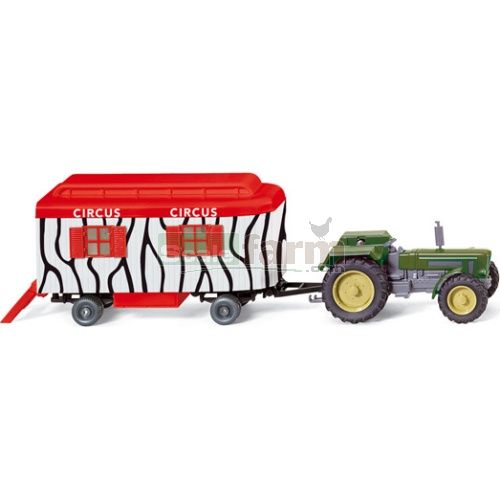 Wiking 8754034 - Schluter Super 1250VL Vintage Tractor with Circus ...