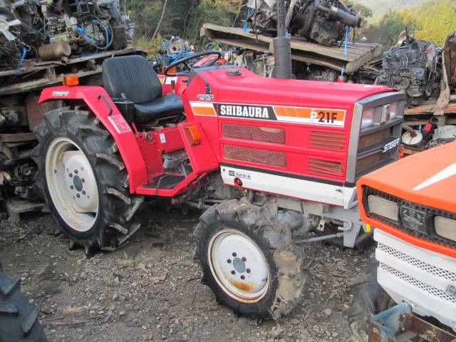 shibaura 4wd tractor p21f gebruikt 3 cilinder diesel mini-tractoren ...
