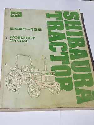 Shibaura tractor S445-455 workshop manual • AUD 75.00 - PicClick AU