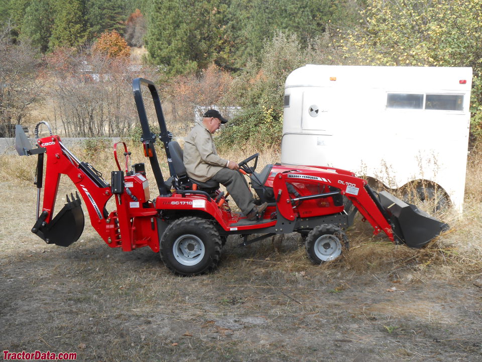 TractorData.com Massey Ferguson GC1710 backhoe-loader tractor photos ...