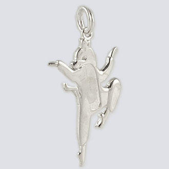 Large Mouse Charm - Nutcracker Dance Jewelry Silver Collection