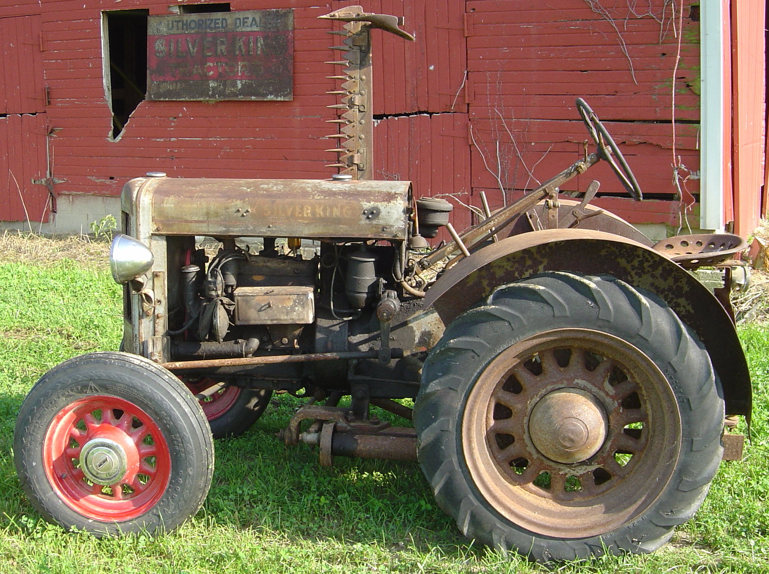 Above: Original 1936 R44 Highway mower tractor with original chrome ...