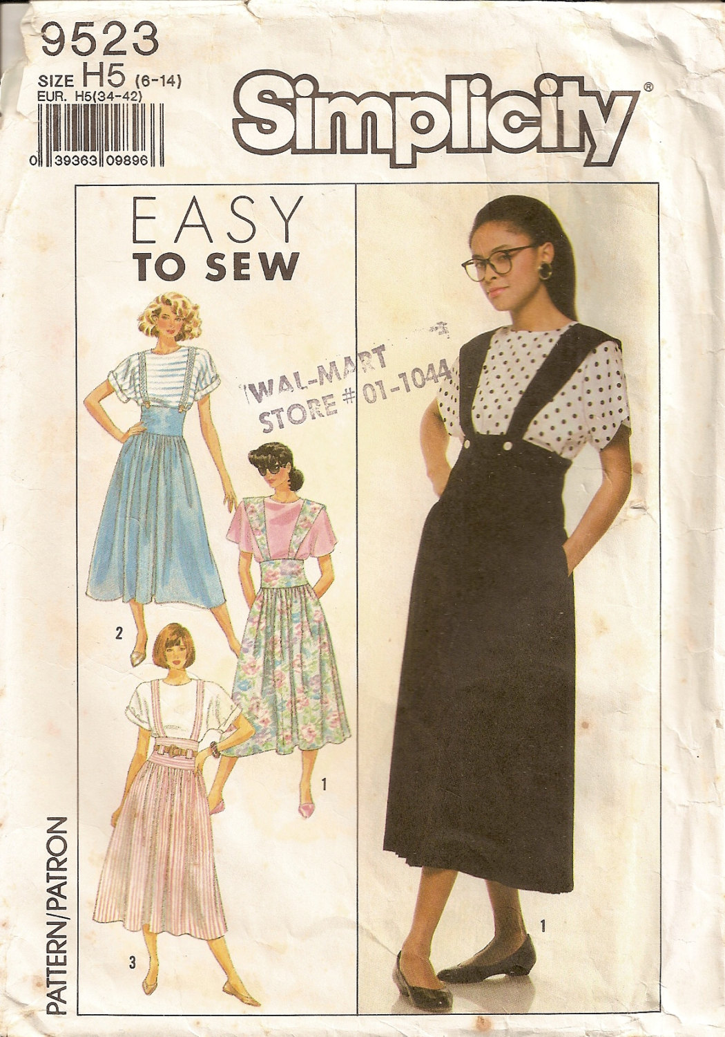 Simplicity 9523 sewing pattern misses clothing suspender