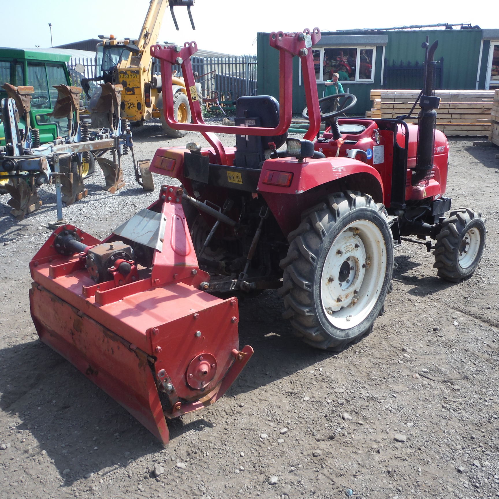 SIROMER 204 4wd compact tractor c/w rotavator (R&D)