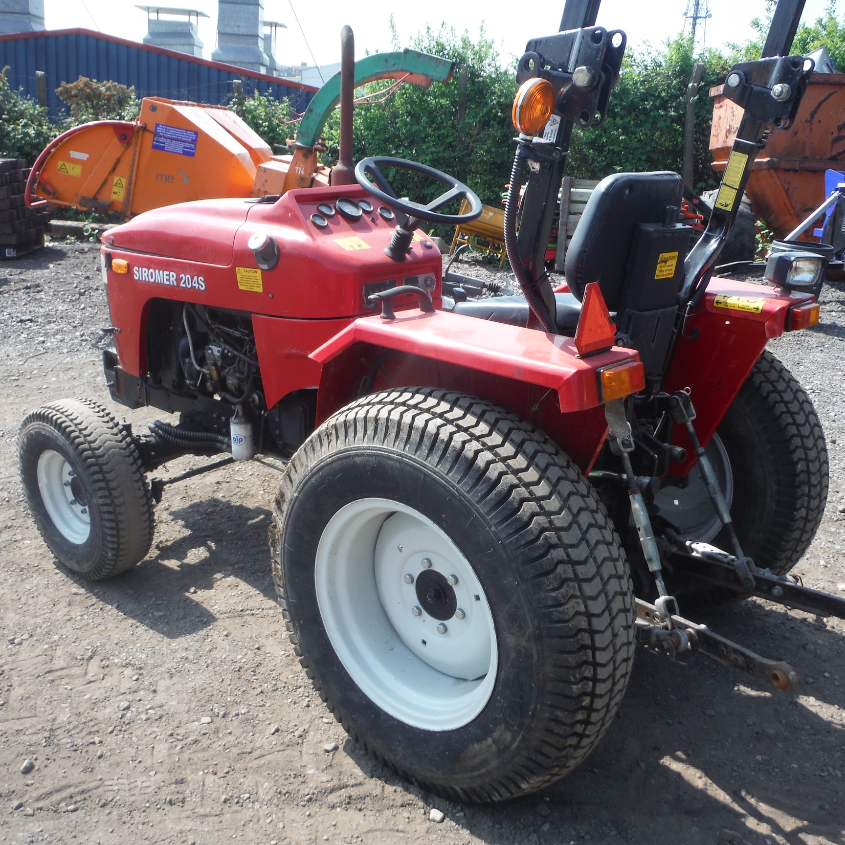 SIROMER 204 4wd compact tractor on turf tyres c/w 3-point linkage (R&D ...
