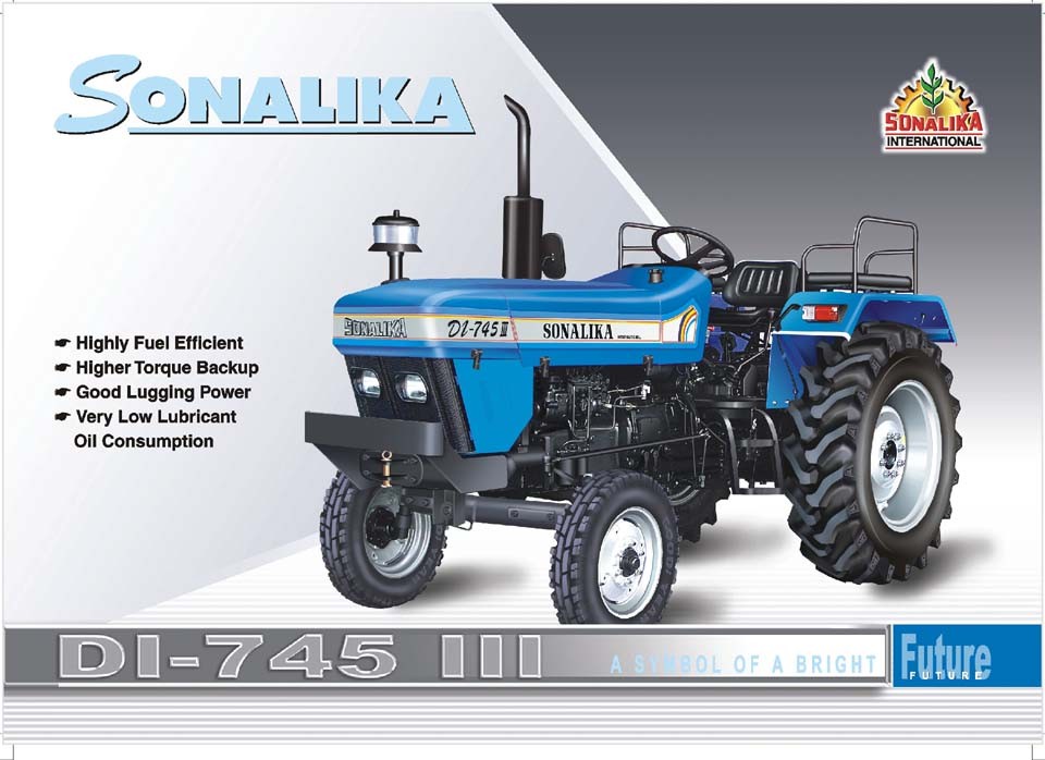 Image - Sonalika DI-745 III (blue)-2007.jpg - Tractor & Construction ...