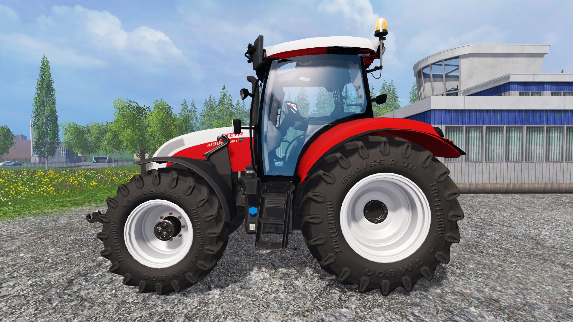 roues de tracteur agricole steyr 4130 profi cvt pour farming simulator ...