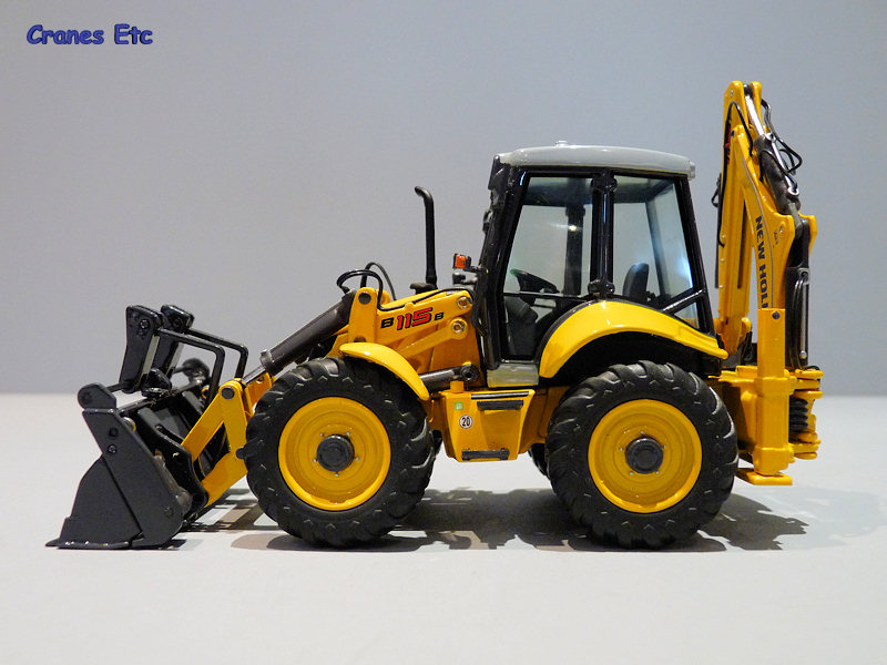 the new holland b115b backhoe loader new holland box four