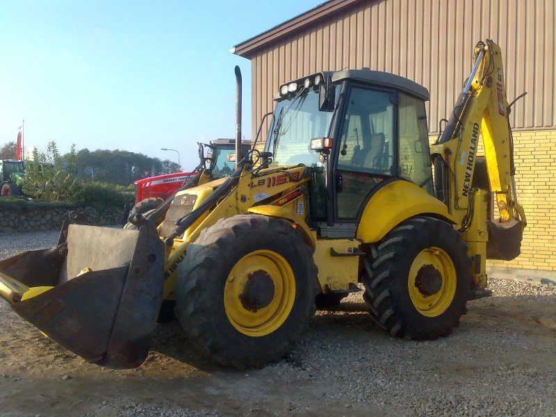 backhoe loader new holland lb115 brand new holland year of production ...