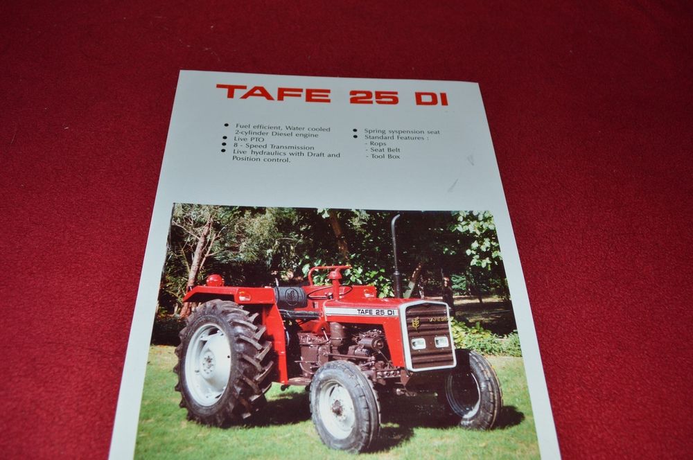 TAFE 25 DI Tractor Dealers Brochure LCOH | eBay