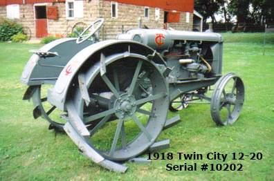 Twin City 12-20, 1918–1926 serial #10201 to 19000
