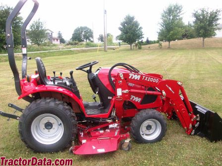 TYM T233 with center-mount mower and front loader (7 images) Photos ...
