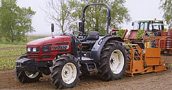 TYM T550 Specifications - 55 HP Selectable 4WD with folding ROPS