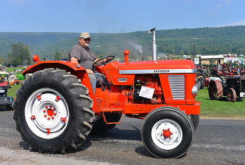 1967 BMC Nuffield 3/45 tractor | At the 2014 Fall show of th ...