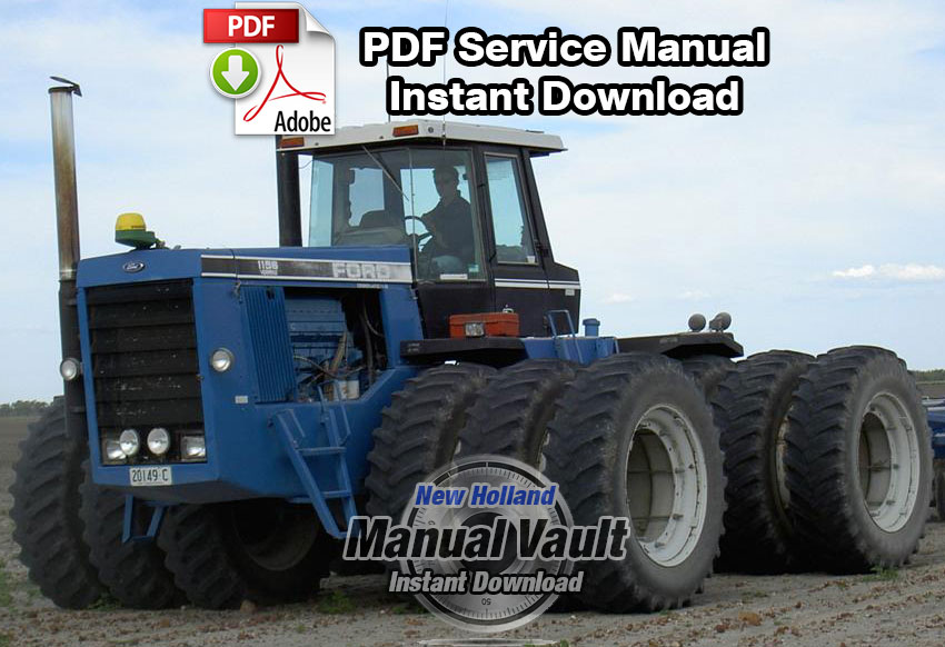 Ford Versatile 1156 Tractor Shop Service Manual - Manual Vault