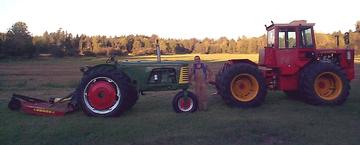 1973 Versatile 300 & Oliver Super 77 Antique Tractor