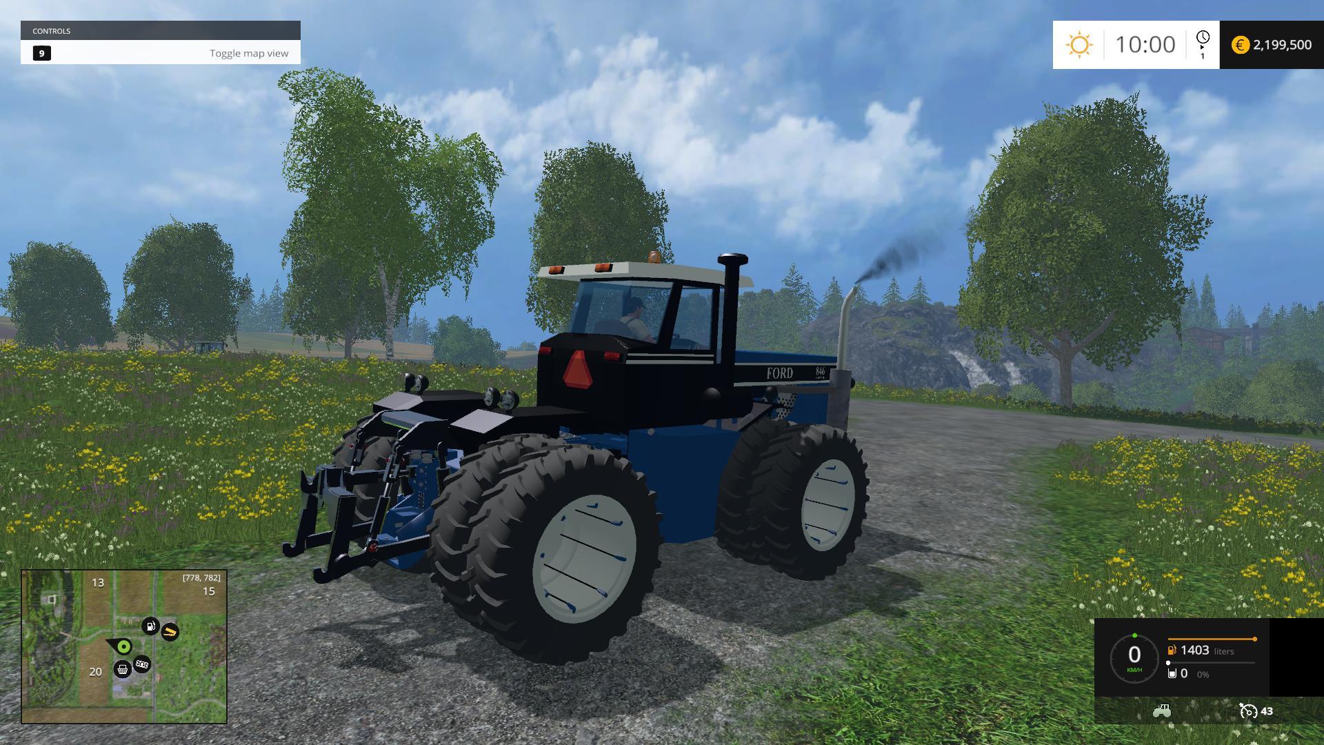 FORD VERSATILE 846 TRACTOR V1 - Farming simulator 2015 / 15 LS mod