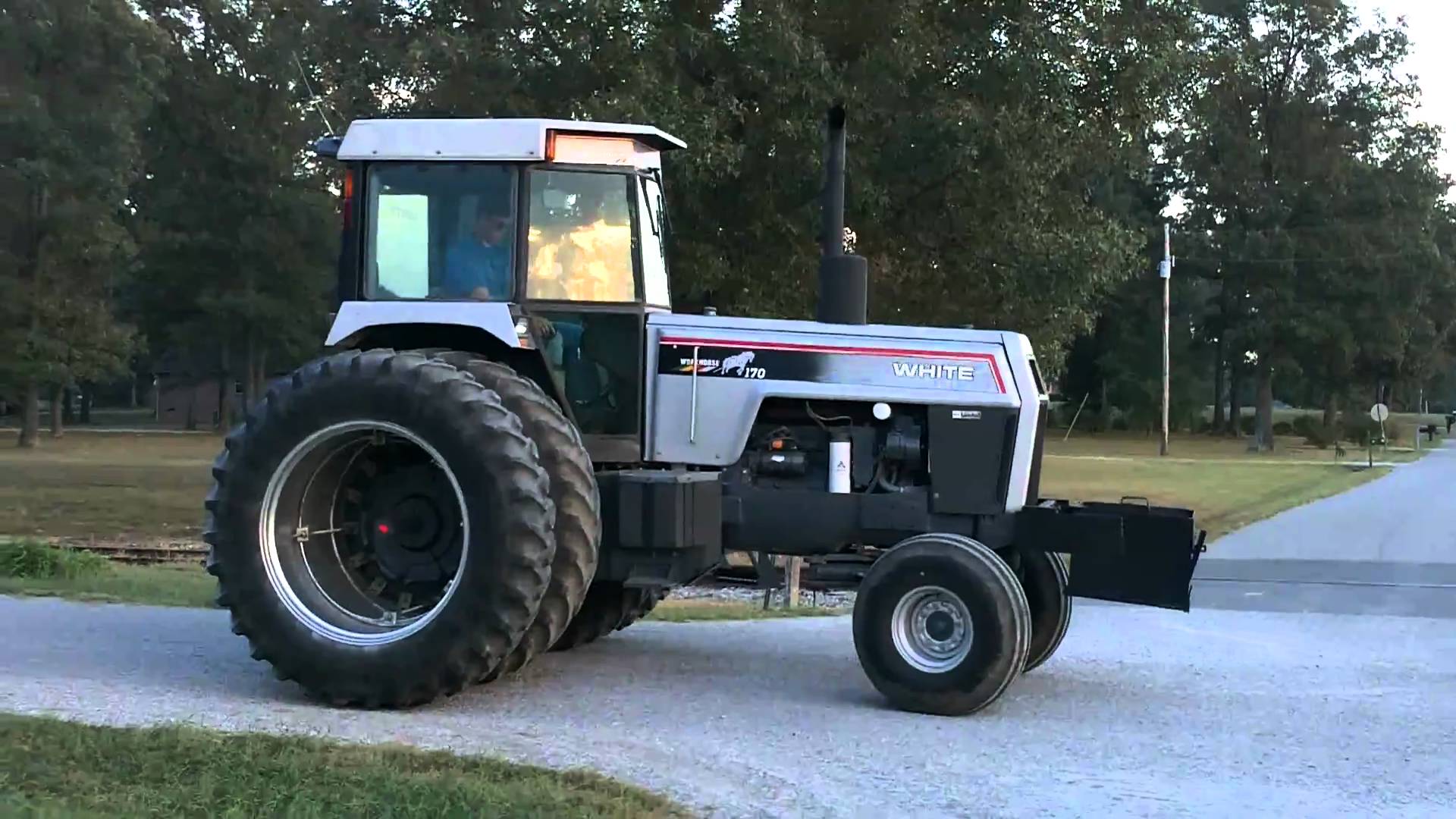 White 170 Workhorse Tractor - YouTube