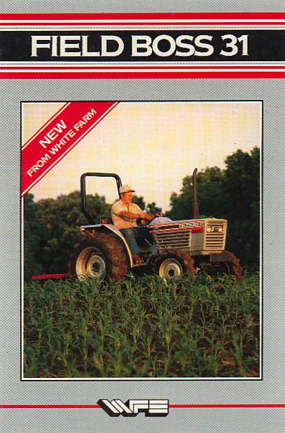 White Field Boss 31 Tractor Brochure