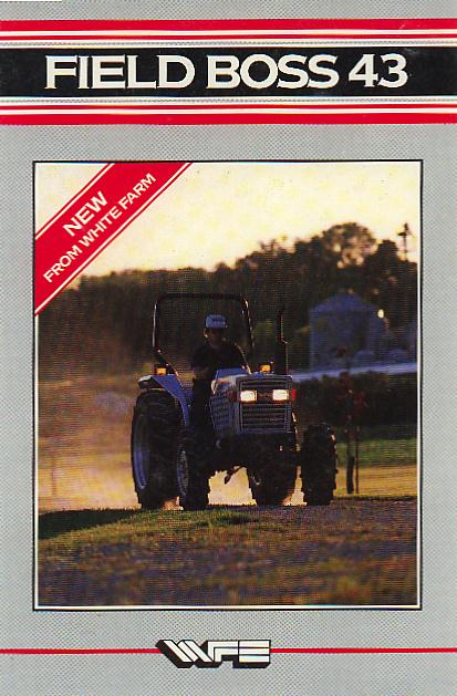 White Field Boss 43 Tractor Brochure