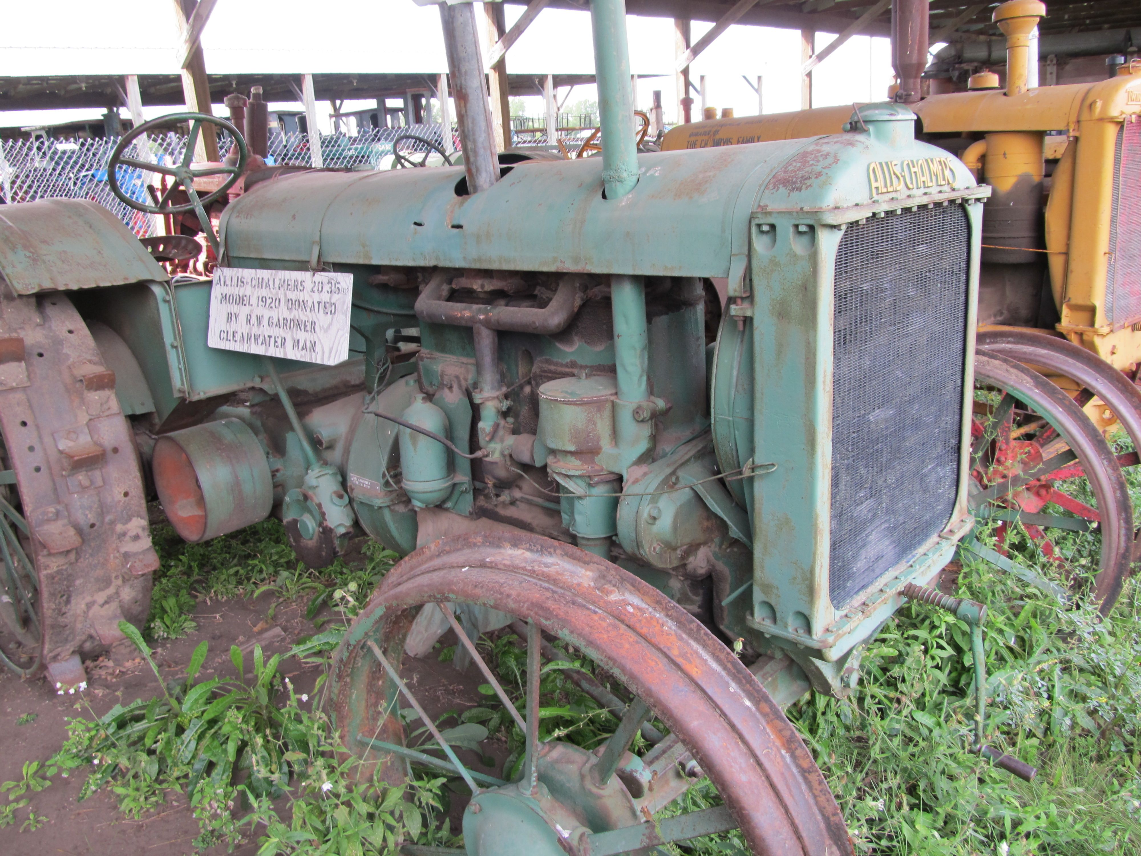 Museum collection contains an Allis Chalmers Model E 20-35 tractor ...