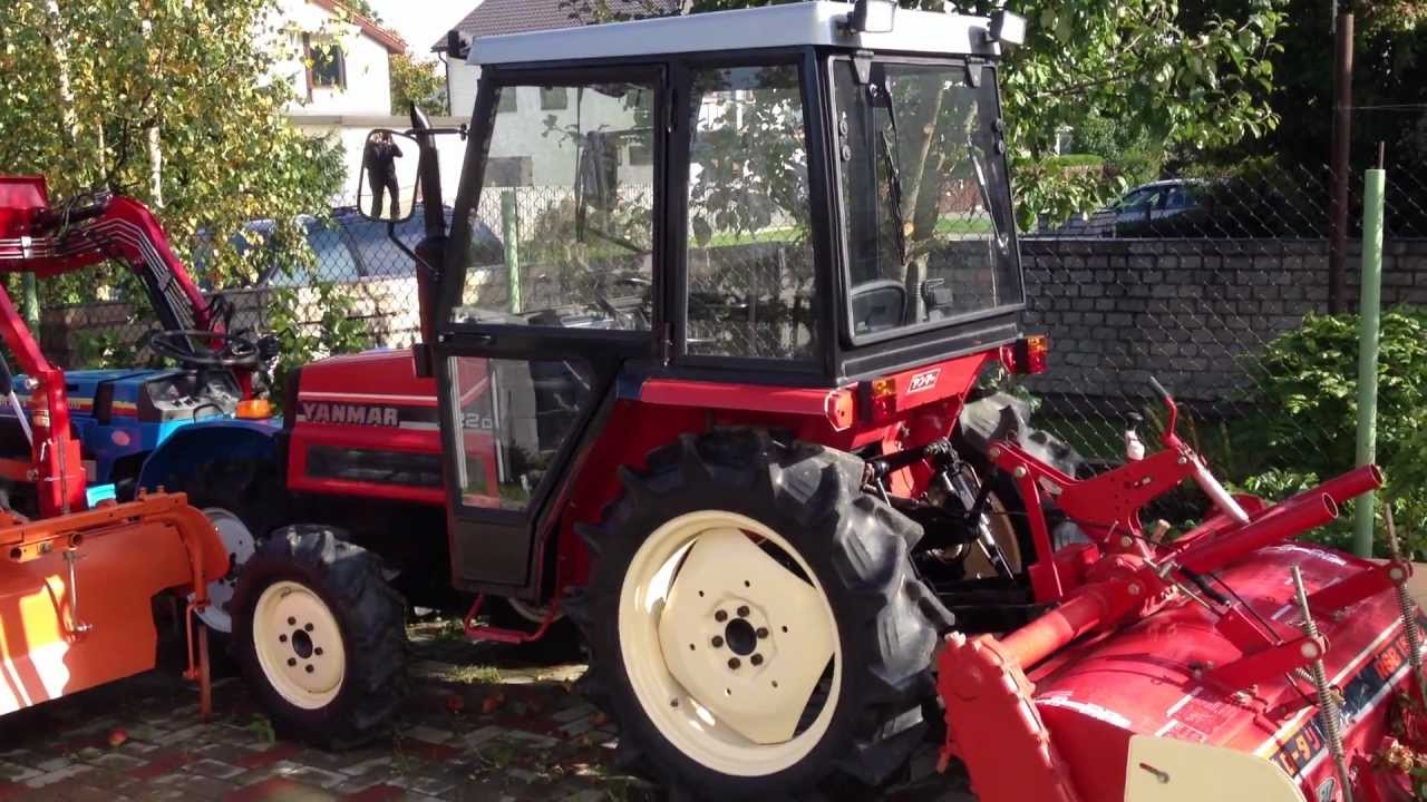Yanmar F22D with cabin. - YouTube