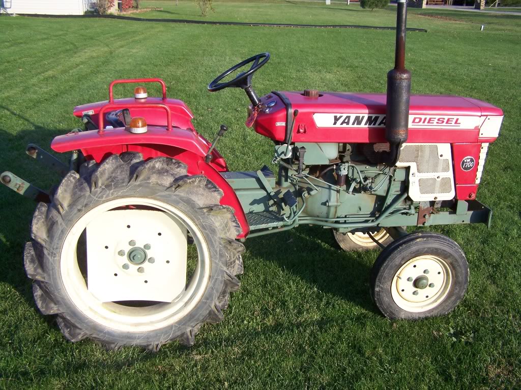 Yanmar Ym1700 2 Cyl Diesel 2x4 Compact Tractor 8 Speed 3 Speed Pto ...