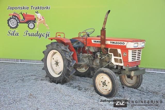 Kubota Yanmar YM2000 2011 Agricultural Tractor Photo and Specs