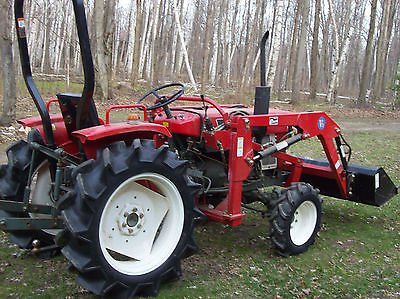 Yanmar compact YM2210D 4x4 25HP Diesel loader / tractor used, new for ...