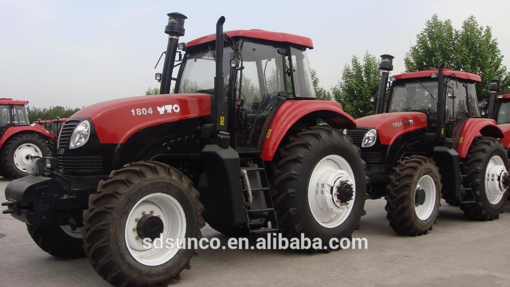 Yto-1804 Tractor,4 Wheel Drive 180 Hp Tractor,4 In 1 Bucket For Yto ...