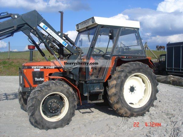 Zetor 7745 1994 Agricultural Tractor Photo and Specs