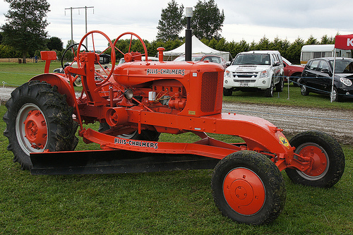 1940 W Speed Patrol Grader, Based on a Allis Chalmers WC Tractor. | by ...