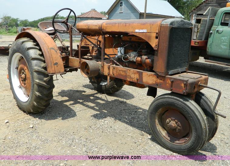 1934 Allis Chalmers WC tractor, Four cylinder gas engine, Four speed ...