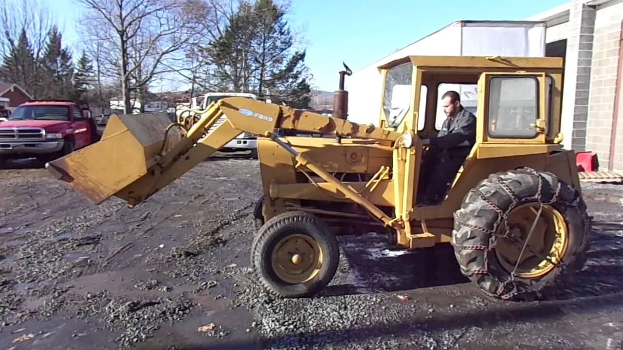 Ford 3500 Industrial Tractor Loader - YouTube