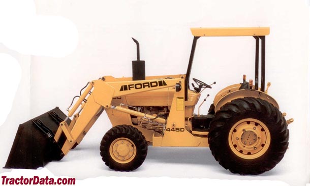 TractorData.com Ford 445D industrial tractor photos information