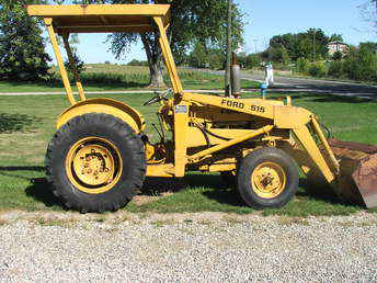 Used Farm Tractors for Sale: Ford 515 Loader Tractor (2012-09-17 ...