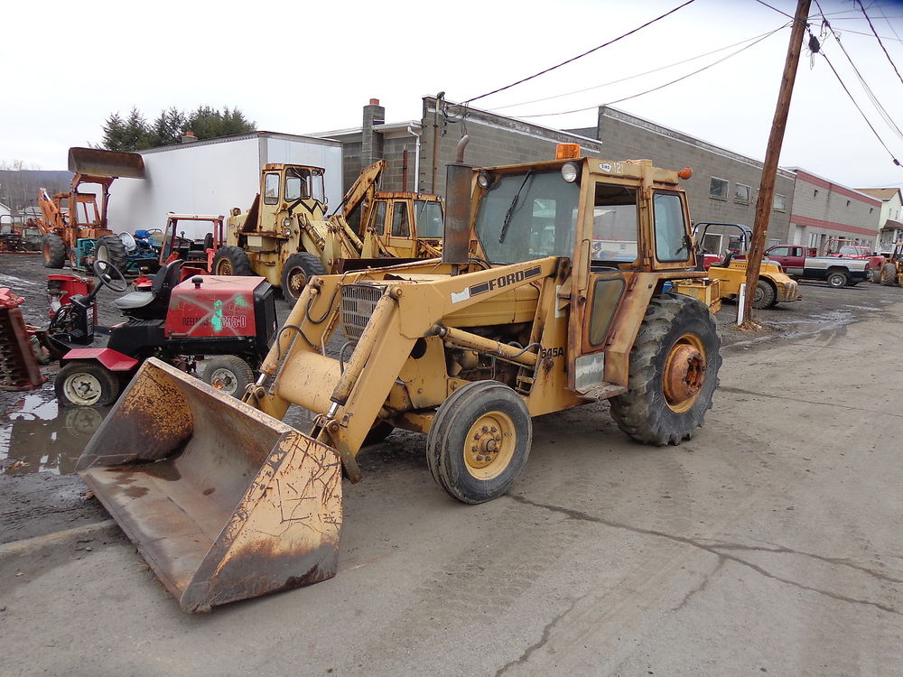Ford 545-A Industrial Tractor Skip Loader 201 DSL P/S 3PT PTO CAB 545A ...