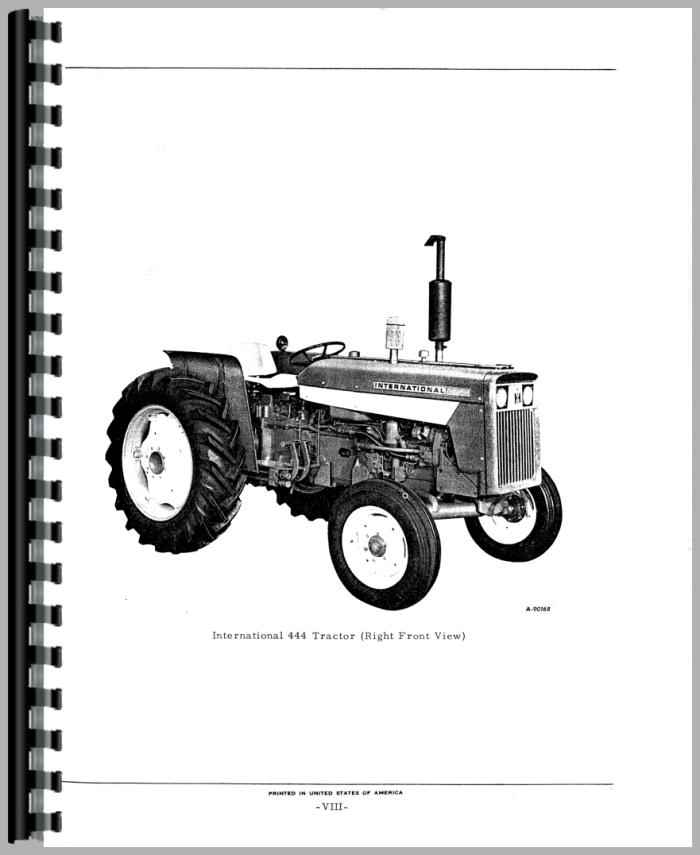 International Harvester 2444 Industrial Tractor Parts Manual (HTIH ...