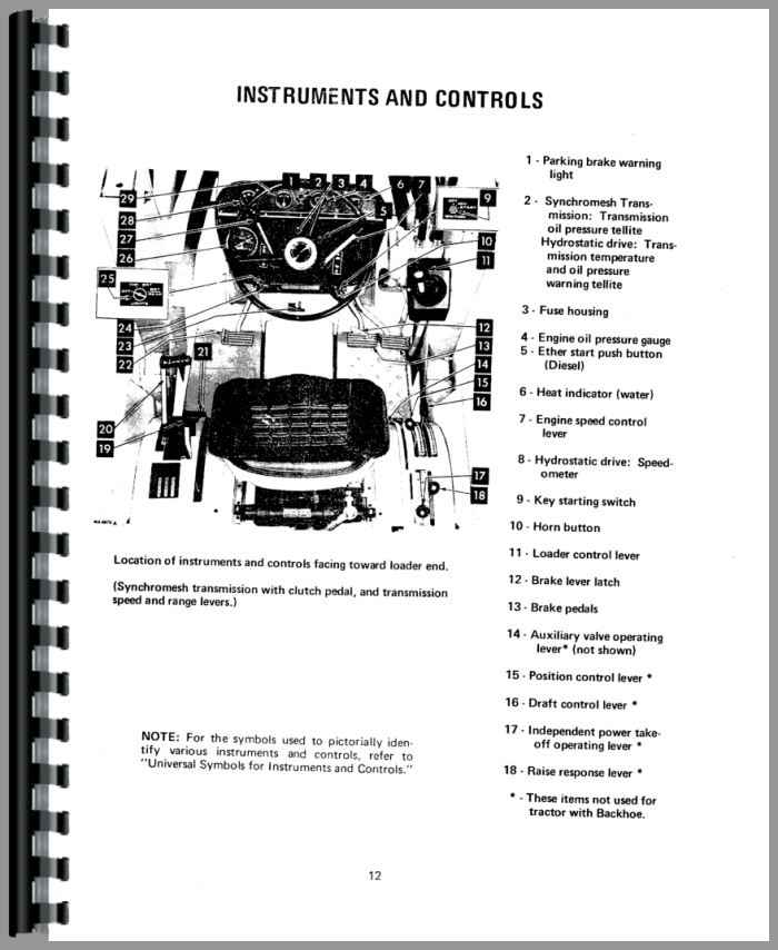 International Harvester 2500B Industrial Tractor Operators Manual ...