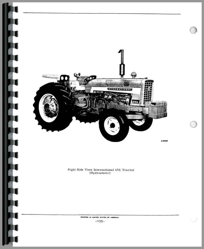 International Harvester 2656 Industrial Tractor Parts Manual (HTIH ...
