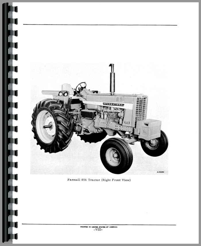 International Harvester 2856 Industrial Tractor Parts Manual (HTIH ...