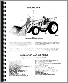 International Harvester 3616 Industrial Tractor Operators Manual (HTIH ...