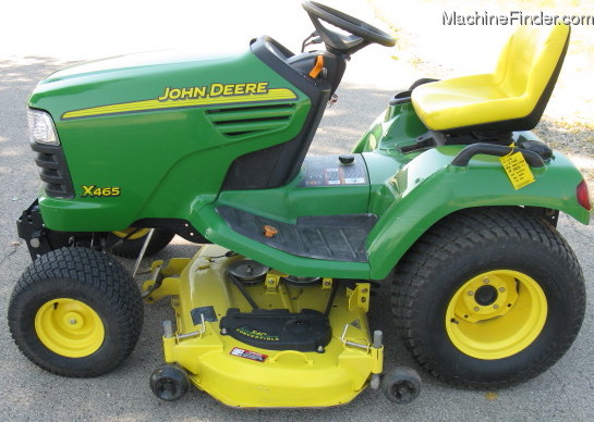 John Deere Tractors » John Deere X465 Lawn and Garden Tractor Service ...