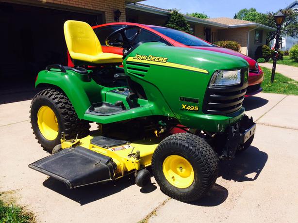 Log In needed $9,800 · John Deere X495 Diesel Garden Tractor w ...