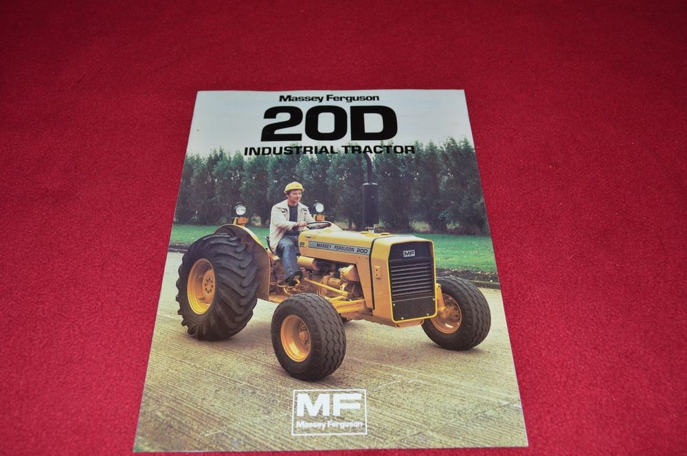 Massey Ferguson 20D Industrial Tractor Dealer's Brochure LCOH | eBay