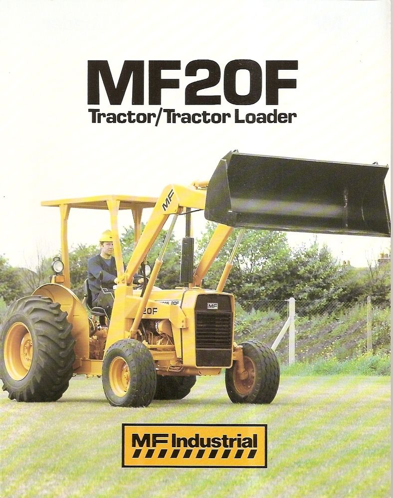 Equipment Brochure - Massey Ferguson - MF 20F - Tractor Loader - 1975 ...